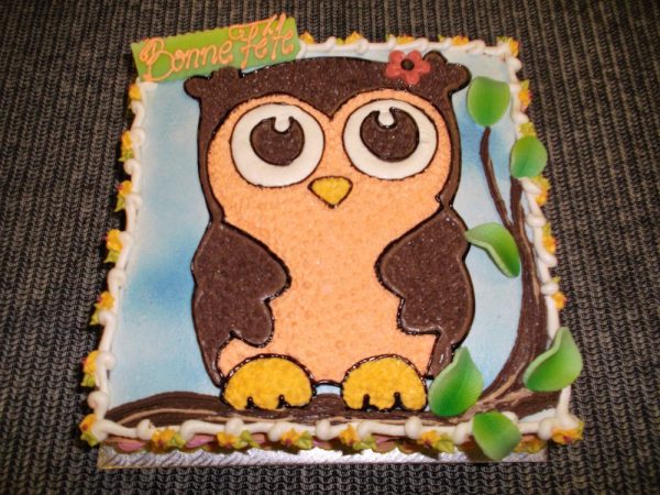 Gateau Hibou Boulangerie Lamontagne