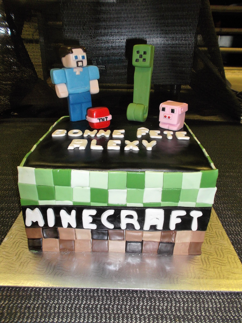 Gâteau Minecraft – Les Gourmandises de Némo